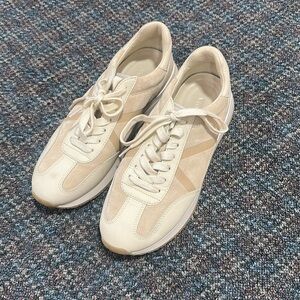 Women's Cream Sneakers